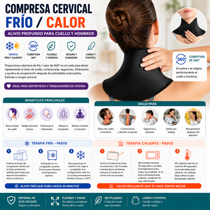 Máscara y Compresa Cervical Frío/Caliente